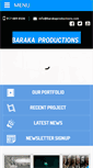 Mobile Screenshot of barakaproductions.com